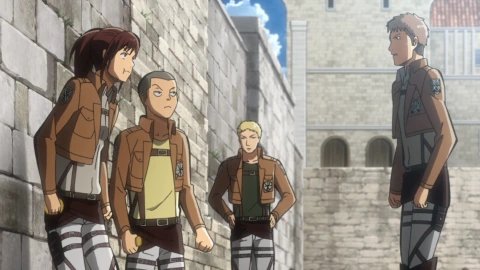 Атака титанов OVA 1 сезон 2 серия